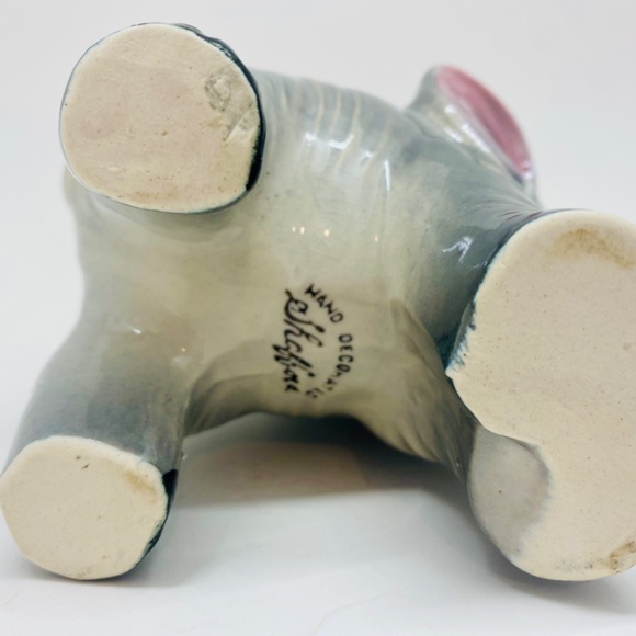 Vintage Porcelain Elephant Planter - Picture 5 of 6